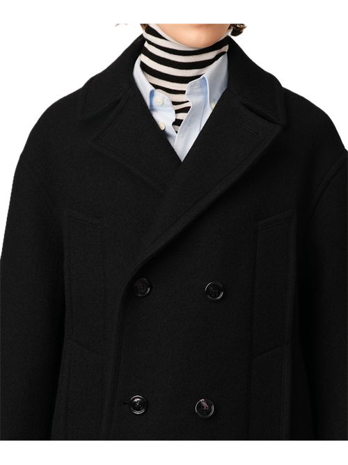 Caban corto in lana vergine. Ami Paris | FCO480.WV0078001 BLACK